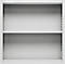 Schäfer Shop Select Étagère à poser MS, 2 HC, L 800 x P 400 x H 800 mm, tôle d'acier, gris clair