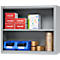 Schäfer Shop Select Étagère à poser MS, 2 HC, L 950 x P 400 x H 800 mm, tôle d'acier, aluminium blanc