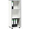 Schäfer Shop Select Étagère MOXXO IQ, bois, 3 compartiments, 3 HC, l. 401 x P 362 x H 1115 mm, blanc