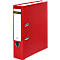 Red file folder with white spine label. The label says "SCHÄFERSHOP".