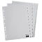 Schäfer Shop Select folder index, for DIN A4, numeric, 10 compartments, polypropylene, gray