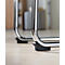Schäfer Shop Select Freischwinger SSI Proline Visit S2, ergonomisch, Armlehnen, stapelbar bis 4 Stück, B 480 x T 480 x H 480 mm, schwarz/schwarz