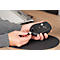 Schäfer Shop Select Funkmaus, 5 Tasten & Scrollrad, bis 1600 dpi, mit USB-Dongle, schwarz-grau