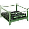 Schäfer Shop Select gaascontainer, met uitneembare langswand, B 1050 x D 850 x H 590 mm, reseda groen RAL 6011, tot 1000 kg