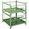 Schäfer Shop Select gaascontainer, met uitneembare langswand, B 1050 x D 850 x H 590 mm, reseda groen RAL 6011, tot 1000 kg