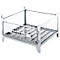 Schäfer Shop Select gaascontainer, met uitneembare langswand, B 1050 x D 850 x H 590 mm, thermisch verzinkt, tot 1000 kg