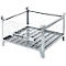 Schäfer Shop Select gaascontainer, met vaste wanden, B 1050 x D 850 x H 670 mm, thermisch verzinkt, tot 1000 kg