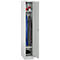 Schäfer Shop Select garderobekast, 1 vak, 1 deur, 2 legplanken, kledingstang, B 300 x D 457 x H 1800 mm, kwaliteit plaatstaal, afsluitbaar