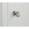 Schäfer Shop Select garderobekast, 1 vak, 1 deur, 2 legplanken, kledingstang, B 300 x D 457 x H 1800 mm, kwaliteit plaatstaal, afsluitbaar
