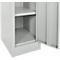 Schäfer Shop Select garderobekast, 1 vak, 1 deur, 2 legplanken, kledingstang, B 300 x D 457 x H 1800 mm, kwaliteit plaatstaal, afsluitbaar