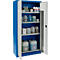 Schäfer Shop Select Gefahrstoffschrank, Stahl, B 950 x T 500 x H 1935 mm, Belüftungsschlitze, 4 Böden, 4 x 20 l Wannen
