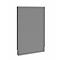 Schäfer Shop Select Geluidsisolatie Scheidingswand, verrijdbaar, verbindingspaneel, B 1250 x D 740 x H 2000 mm, stofgrijs RAL 7037