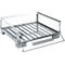 Schäfer Shop Select Gitterboxpalette, mit klappbarer Wand, B 1240 x T 835 x H 420 mm, feuerverzinkt, bis 1000 kg