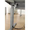 Schäfer Shop Select Goulotte de câbles en acier, 1200 mm, alu blanc, pour tables à partir de 1600 mm de largeur