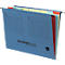 Schäfer Shop Select hangmap met vakken, voor formaten tot A4, karton, blauw, 5 stuks