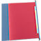 Schäfer Shop Select hangmap met vakken, voor formaten tot A4, karton, blauw, 5 stuks