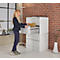 Schäfer Shop Select Hangmappenkast, 2 rijen, met gesloten wanden, B 780 x D 580 x H1350 mm + 50 gratis hangmappen