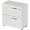 Schäfer Shop Select Hangmappenkast LOGIN, 2 laden, afsluitbaar, B 800 x D 420 x H 744 mm, lichtgrijs/lichtgrijs