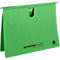 Schäfer Shop Select hangsnelhechters, voor formaten tot A4, hechtstrook bovenaan, groen