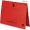 Schäfer Shop Select hangsnelhechters, voor formaten tot A4, hechtstrook bovenaan, rood