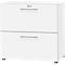 Schäfer Shop Select HR-Schrank Start Off, 2 OH, abschließbar, B 800 x T 420 x H 788 mm, Holz, weiß/weiß