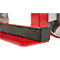 Schäfer Shop Select Hydraulischer Hubtransporter, Hubhöhe 100 mm, bis 1800 kg, Stahl, rot
