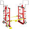 Schäfer Shop Select Hydraulischer Hubtransporter, Hubhöhe 250 mm, bis 1800 kg, Stahl, rot