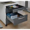 Schäfer Shop Select Juego de muebles de oficina 2 unidades Escritorio con patas en C LOGIN, ancho 1600 mm 