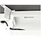 Schäfer Shop Select Kabelwanne Standard, für höhenverstellbare Schreibtische ab B 1400 mm, abklappbar, weiß