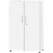 Schäfer Shop Select Kast Start Off, 4 ordnerhoogten, afsluitbaar, B 800 x D 420 x H 1470 mm, hout, wit/wit 