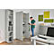 Schäfer Shop Select Kast Start Off, 6 ordnerhoogten, afsluitbaar, B 800 x D 420 x H 2196 mm, hout, lichtgrijs/lichtgrijs 