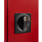 Schäfer Shop Select kast voor gevaarlijke stoffen, voor olie enz., 2 x 60 l vaten en 8 x 20 l bussen, B 1055 x D 520 x H 1950 mm, lichtgrijs/robijnrood