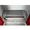 Schäfer Shop Select kast voor gevaarlijke stoffen, voor olie enz., 2 x 60 l vaten en 8 x 20 l bussen, B 1055 x D 520 x H 1950 mm, lichtgrijs/robijnrood