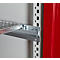 Schäfer Shop Select kast voor gevaarlijke stoffen, voor olie enz., 2 x 60 l vaten en 8 x 20 l bussen, B 1055 x D 520 x H 1950 mm, lichtgrijs/robijnrood