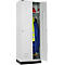Schäfer Shop Select Kledinglocker, met 2 compartimenten, met fitting, cilinderslot, lichtgrijs/lichtgrijs