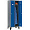 Schäfer Shop Select Kledinglocker met poten, draaigrendelslot, licht zilver/blauw