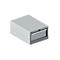Schäfer Shop Select ladekast 18-27, 1 lade, tot 200 kg, B 411 x D 572 x H 250 mm, blank alu.-kleurig/blank alu.-kleurig