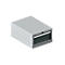 Schäfer Shop Select ladekast 18-27, 1 lade, tot 75 kg, B 411 x D 572 x H 250 mm, antracietgrijs/blank alu.-kleurig