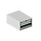 Schäfer Shop Select ladekast 18-27, 2 laden (H 50/100mm), tot 75 kg, B 411 x D 572 x H 250 mm, antracietgrijs/lichtgrijs