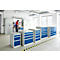 Schäfer Shop Select ladekast 18-27, 3 laden (H 50/100/150mm), tot 75 kg, B 411 x D 572 x H 400 mm, gentiaanblauw/lichtgrijs