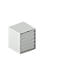 Schäfer Shop Select Ladekast 36-36, 7 laden, tot 200 kg, B 717 x D 717 x D 725 x H 1150 mm, lichtgrijs