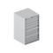 Schäfer Shop Select Ladekast 36-36, 7 schuifladen, tot 75 kg, B 717 x D 725 x H 1150 mm, blank aluminium
