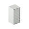 Schäfer Shop Select Ladekast 36-36, 9 laden, tot 200 kg, B 717 x D 717 x D 725 x H 1450 mm, lichtgrijs