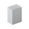 Schäfer Shop Select Ladekast 54-36 10 wit aluminium/aluminium wit/aluminium wit