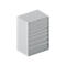 Schäfer Shop Select Ladekast 54-36 9 wit aluminium/aluminium wit/aluminium wit