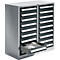 Schäfer Shop Select ladekast SF 180, 18 laden, wit aluminium RAL 9006 antracietgrijs RAL 7016