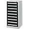 Schäfer Shop Select ladekast SF 90, 9 laden, lichtgrijs RAL 7035 antracietgrijs RAL 7016