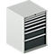 Schäfer Shop Select Ladekast WSK 54-36, staal, 7 laden, tot 200 kg, B 1023 x D 725 x H 1000 mm, lichtgrijs/antracietgrijs