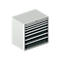 Schäfer Shop Select Ladekast WSK 54-36, staal, 8 laden, tot 75 kg, B 1023 x D 725 x H 1000 mm, lichtgrijs/antracietgrijs.