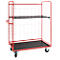 Schäfer Shop Select Legbord, inclusief legbordsteun, L 1235 x B 735 mm, 2 stuks